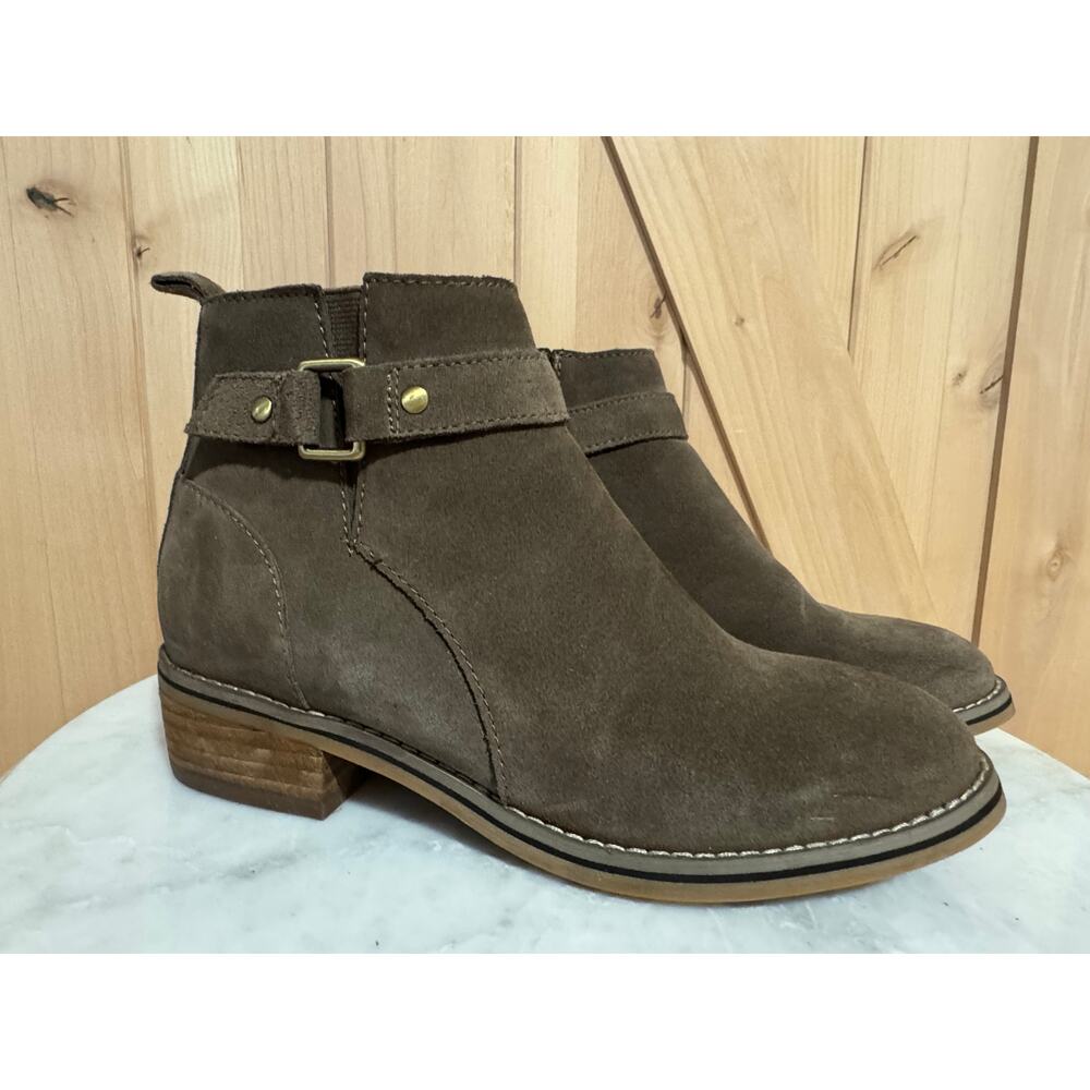 Blondo | Luca Waterproof Suede Tan Ankle Boots | Size 6